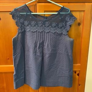 Darling Clothing, Blue with Lace detail, Size M